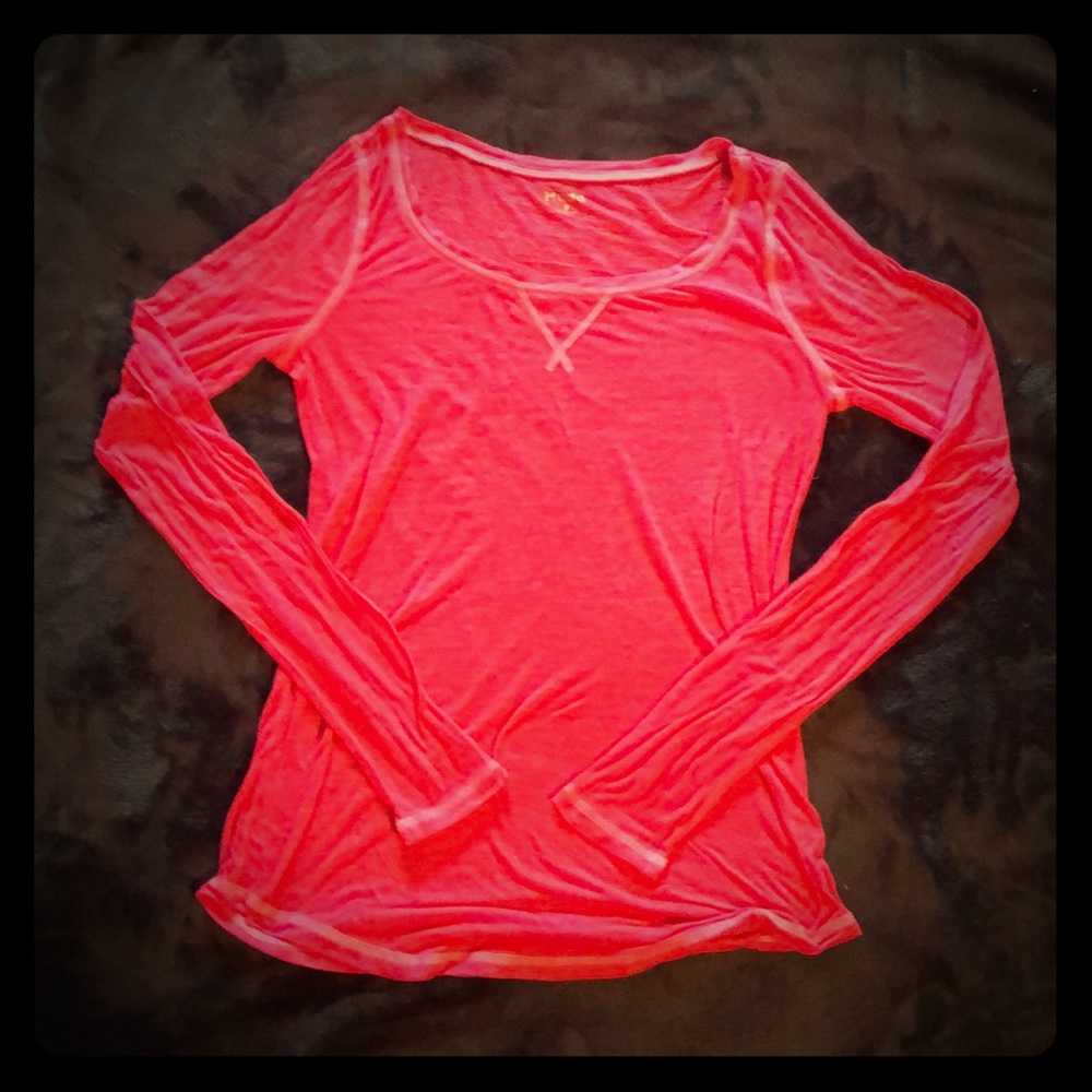 Pink long sleeved mudd shirt